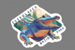 Everglades National Park, Florida - Alligator - Vivid - Contour