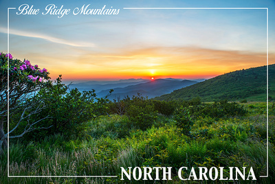 Blue Ridge Mountains, North Carolina - Roan Mountain Sunrise - Photography
