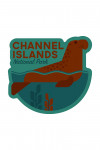 Channel Islands National Park, California - Elephant Seal - Geometric - Contour