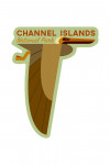Channel Islands National Park, California - Pelican - Geometric - Contour