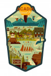 Acadia National Park - Geometric National Park Series - Contour