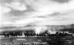 Death Valley, California - View of a Twenty Mule Borax Team - Vintage Photograph