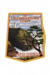 North Head Lighthouse - The Columbia - Pacific Coast - Contour - Lantern Press Poster