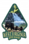 West Virginia - Wild & Wonderful - Waterfall and Bears - Contour