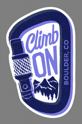 Boulder, Colorado - Outdoor More Series - Carabiner