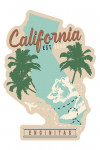 Encinitas, California - State Outline - Urban Traveler - Contour