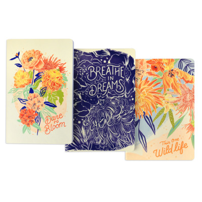 Journal, 3-Pack, Radiant Blooms