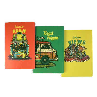 Journal, 3-Pack, Ready to Roam