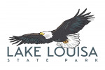 Lake Louisa State Park, Florida - Eagle - Line Drawing - Contour - Lantern Press Artwork