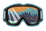 Park City, Utah - Ski Goggles - Contour