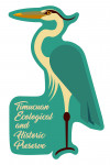Timucuan Ecological and Historic Preserve, Florida - Heron - Contour - Lantern Press Artwork