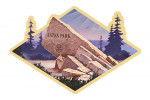 Colorado - Estes Park Sign - Lithograph - Contour - Lantern Press Artwork