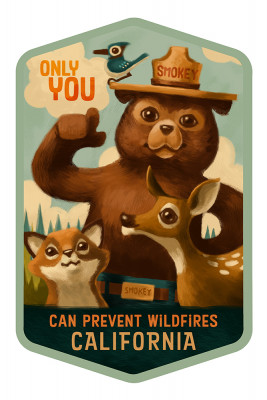 California - Smokey Bear & Friends - Only You - Contour