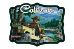 Smokey Bear - Leaving in SUV - Contour - Vintage Poster