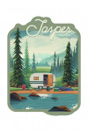 Jasper, Canada - Outdoor Activity - At Home Anywher - Contour - Camper in Evergreens