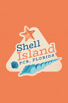 Shell Island, Panama City Beach, Florida - Sun-faded Shoreline Collection - Shells on Beach - Contour