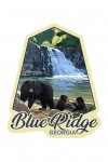 Blue Ridge, Georgia - Bear Family & Waterfall - Contour