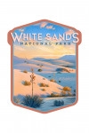 White Sands National Park, New Mexico - Oil Painting - Contour