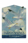 Tarpon Springs, Florida - Vintage Magazine - View of Seagulls - Contour