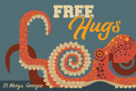 St Marys, Georgia - Geometric - Free Hugs - Octopus