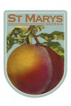 St Marys, Georgia - Peach - Contour