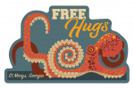St Marys, Georgia - Geometric - Free Hugs - Octopus - Contour