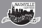 Nashville, Tennessee - Nashville Coffees - Logo - Contour