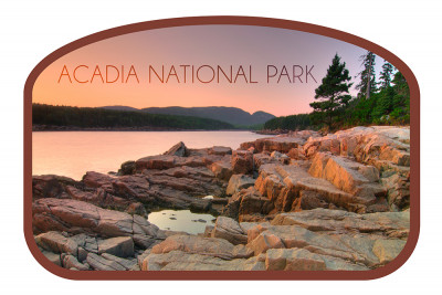 Acadia National Park, Maine - Photography - Rocks and Water - Contour