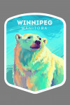 Winnipeg, Manitoba - Vivid - Polar Bear - Contour