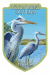 Deleon Springs State Park, Florida - Blue Heron - Contour