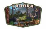Canada - Painterly - Wildlife Utopia - Contour