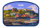 Maine - Painterly - Coastal - Contour
