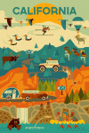 California - Geometric - The Mountains Are Calling