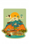 Geometric - The Mountains Are Calling - Contour