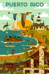 Puerto Rico - Geometric - Coastal