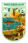 Prince Edward Island - Geometric - Coastal - Contour