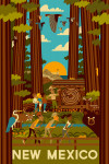 New Mexico - Geometric - Forest