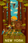 New York - Geometric - Forest