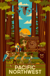 Pacific Northwest - Geometric - Forest