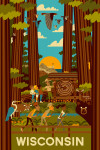 Wisconsin - Geometric - Forest