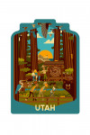 Utah - Geometric - Forest - Contour