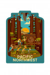 Pacific Northwest - Geometric - Forest - Contour