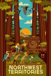 Northwest Territories - Geometric - Forest