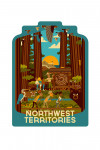 Northwest Territories - Geometric - Forest - Contour