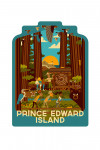 Prince Edward Island - Geometric - Forest - Contour