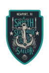 Newport, Rhode Island - Sailor's Pride - Anchor, A Smooth Sea Never Made A Good Sailor - Contour