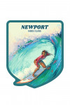 Newport, Rhode Island - Coastal Series - Vitamin Sea - Surfer Girl - Contour