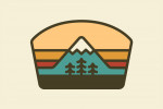 Simple Vector - Mountain Peak