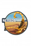 Nevada - Lithograph - Scorpion - Contour