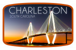 Charleston, South Carolina - Photography - Arthur Ravenel Jr. Bridge at Sunset - Contour